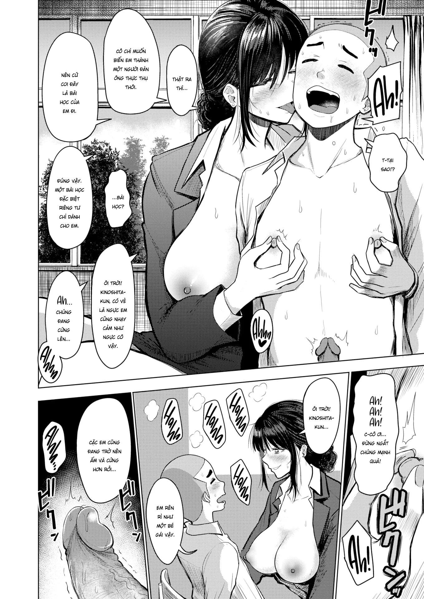 HentaiVN.net - Ảnh 10 - Địt Tung Lồn Bà Giáo [Sensei & Masaru-kun] - Oneshot