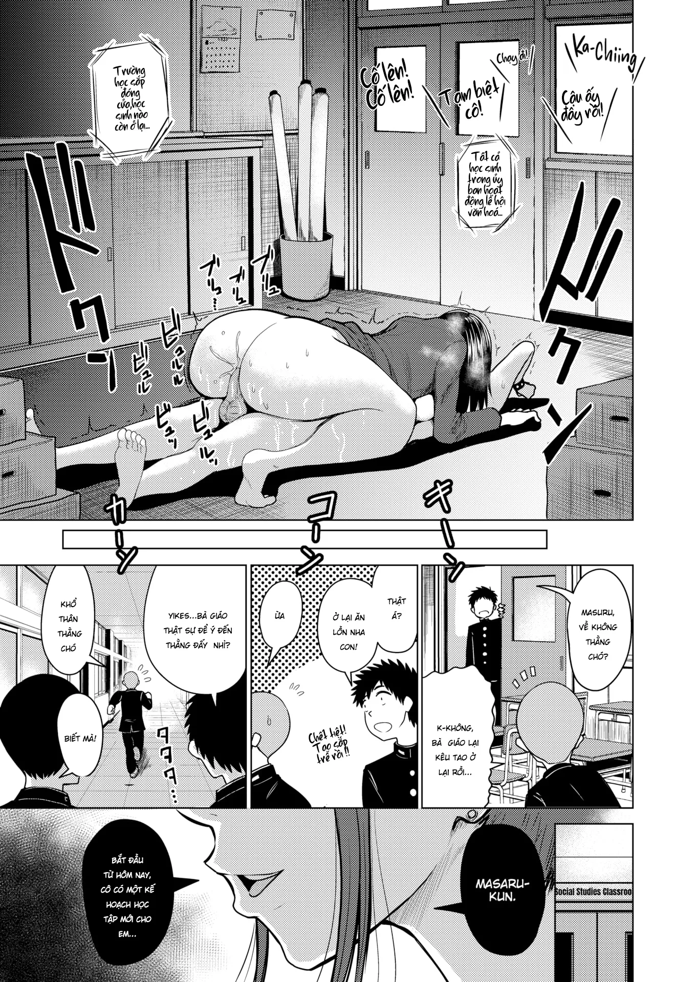 HentaiVN.net - Ảnh 24 - Địt Tung Lồn Bà Giáo [Sensei & Masaru-kun] - Oneshot