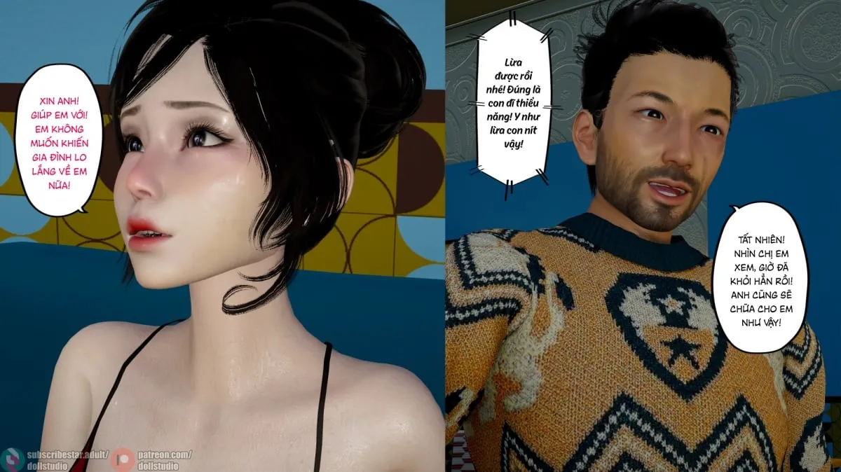 HentaiVN.net - Ảnh 10 - 3D Comic - Life sentence chapter 2 - Chap 2