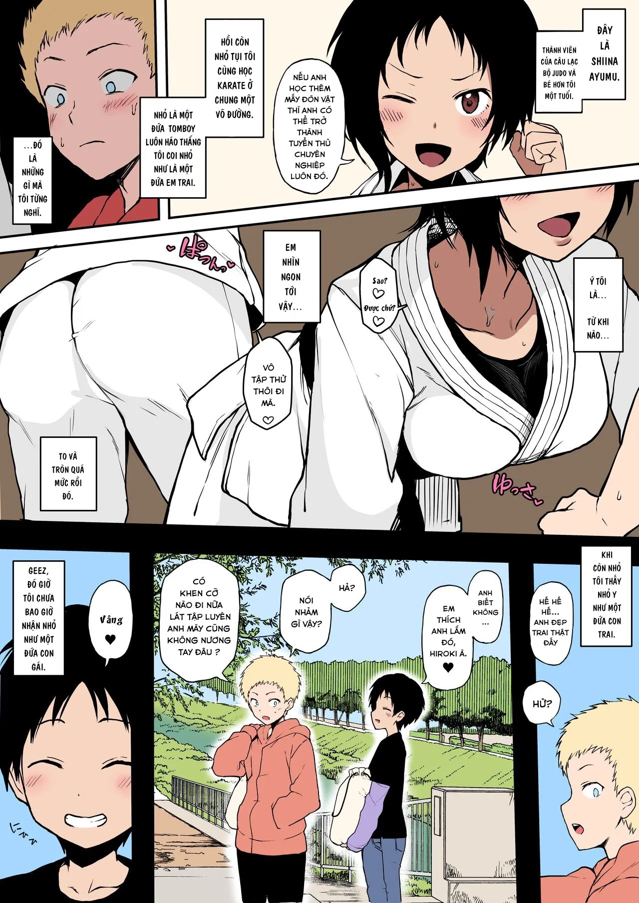 HentaiVN.net - Ảnh 3 - Kokujin no Tenkousei NTR ru [anh da đen cướp em gái] - Oneshot