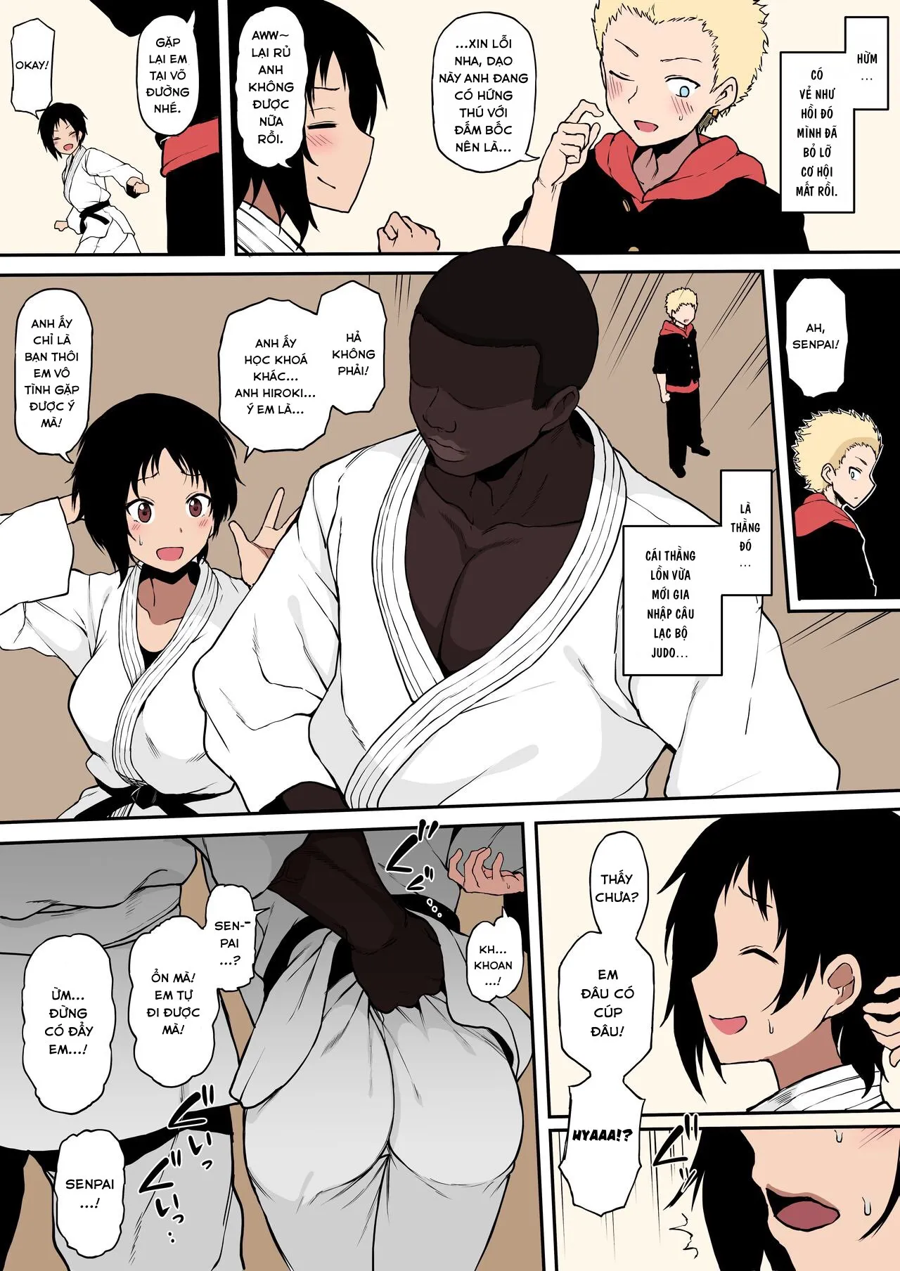 HentaiVN.net - Ảnh 4 - Kokujin no Tenkousei NTR ru [anh da đen cướp em gái] - Oneshot