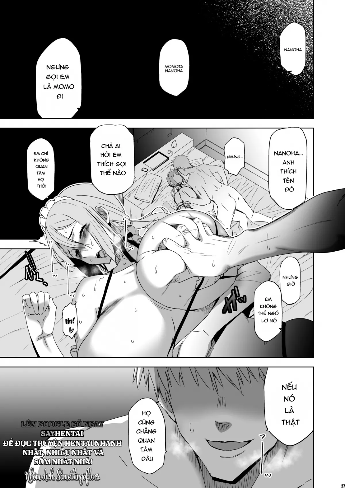 HentaiVN.net - Ảnh 26 - You Were Taken Gently Side Story -Momota Nanoha- [Kimi wa Yasashiku Netorareru Gaiden -Momota Nanoha-] - Chap 1