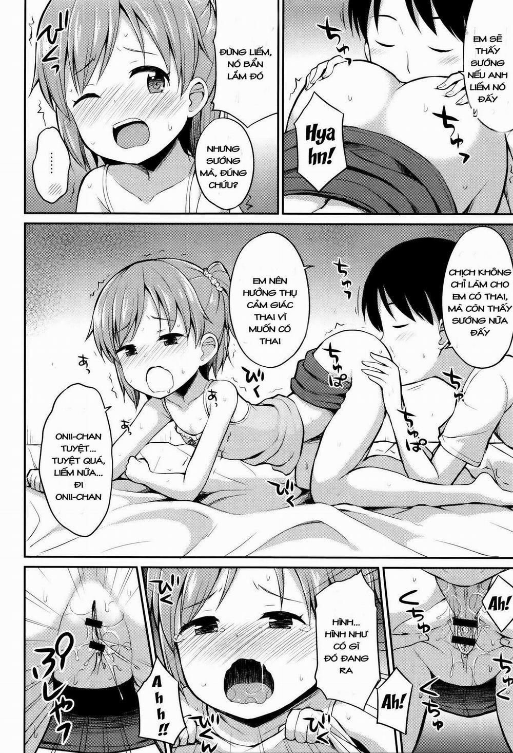 HentaiVN.net - Ảnh 6 - Em muốn có thai với Onii-chan! [Onii-chan! Kozukurix shiyo?; Happiness Charge Puni Pedo! Koume Gumi] - Oneshot