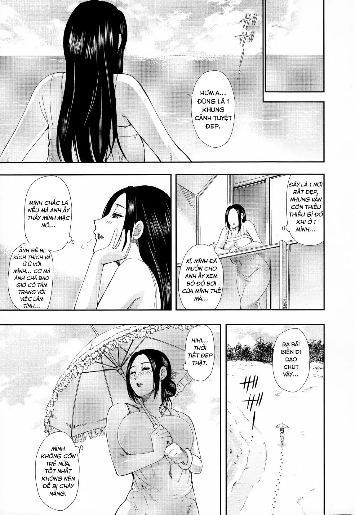 HentaiVN.net - Ảnh 6 - Biệt Thự Của 1 Con Bitch [別荘ビ一チ; Besso Beach] - Oneshot
