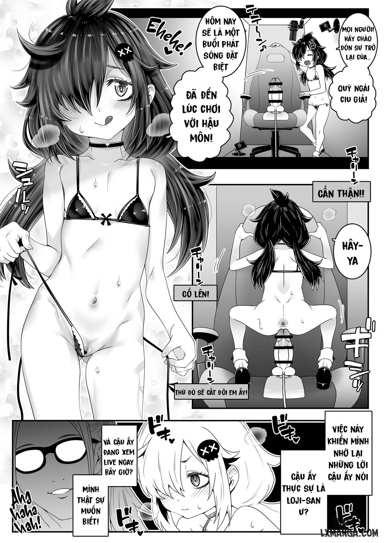 HentaiVN.net - Ảnh 35 - LOji-san 2 The Old Man Who Fucked His Genderswapped Childhood Friend Gets Genderswapped Too And Ends Up Debuting as a Camgirl! - Oneshot