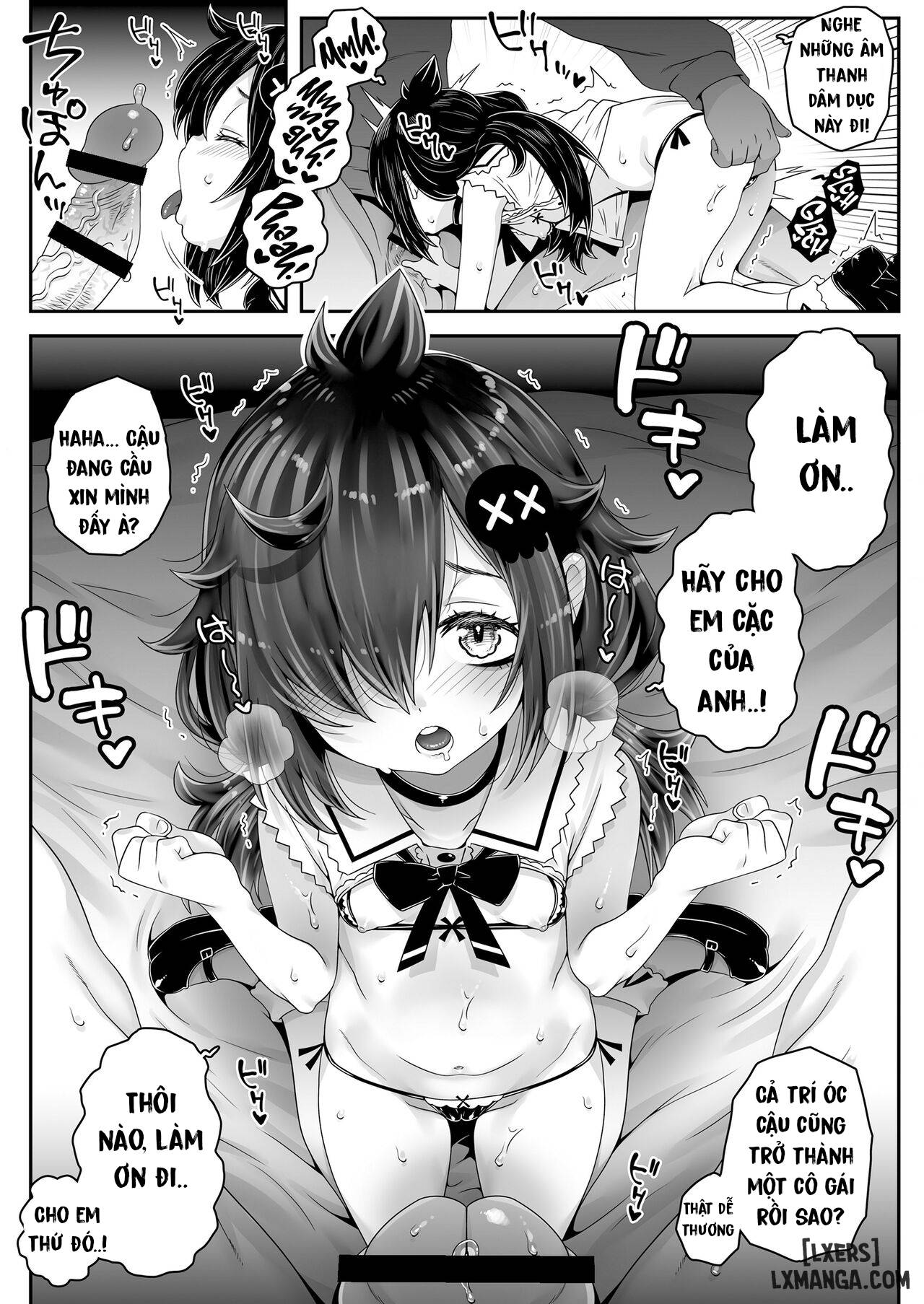 HentaiVN.net - Ảnh 47 - LOji-san 2 The Old Man Who Fucked His Genderswapped Childhood Friend Gets Genderswapped Too And Ends Up Debuting as a Camgirl! - Oneshot