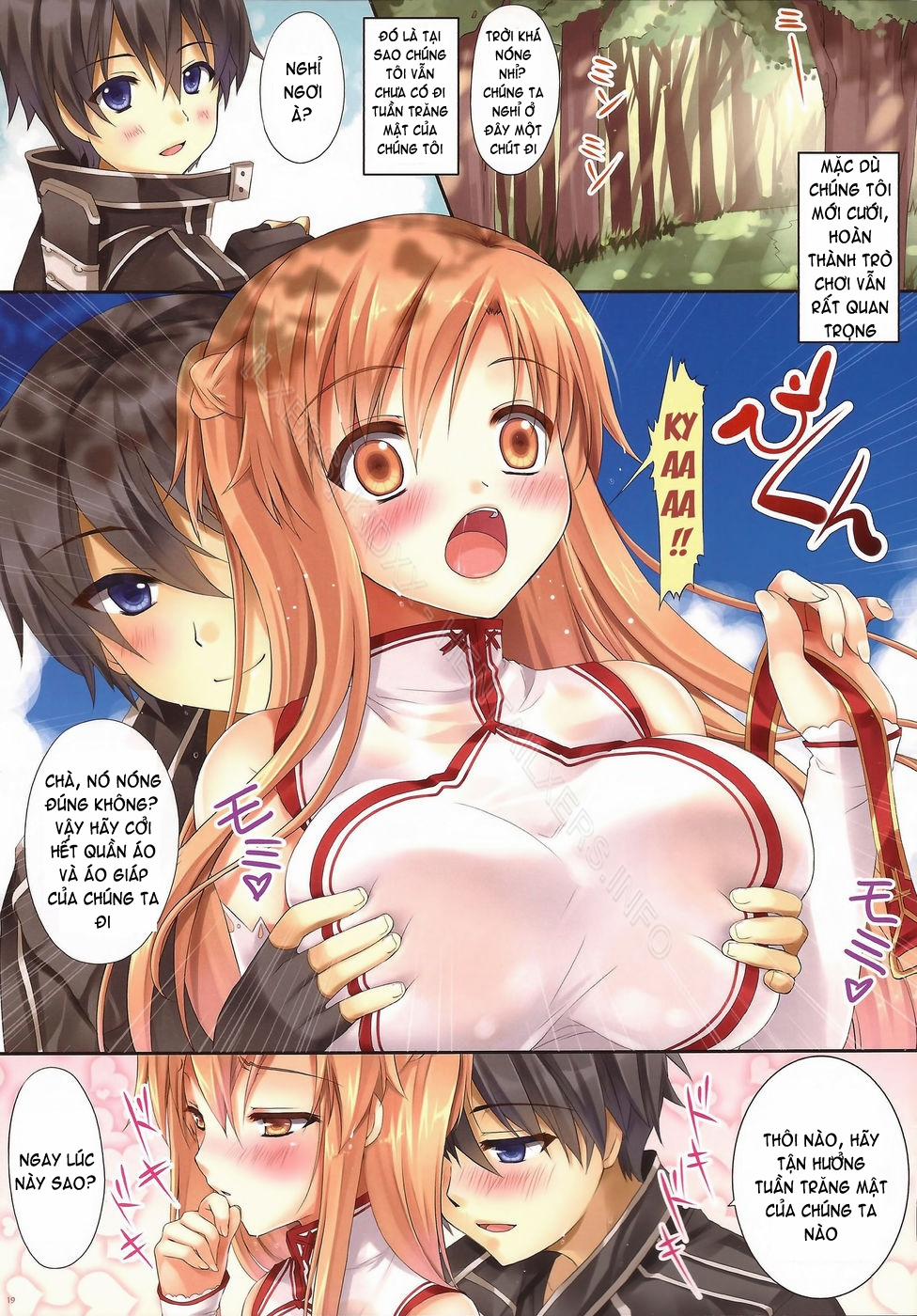 HentaiVN.net - Ảnh 18 - Cumming Inside Asuna 100% Raw (Sword Art Online) [アスナに100生中出しします] - Chap 1