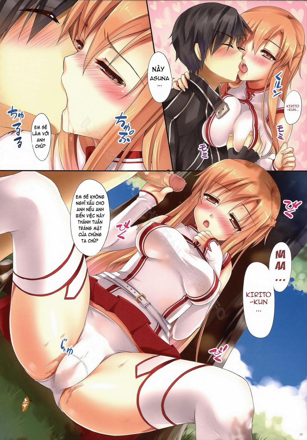 HentaiVN.net - Ảnh 19 - Cumming Inside Asuna 100% Raw (Sword Art Online) [アスナに100生中出しします] - Chap 1