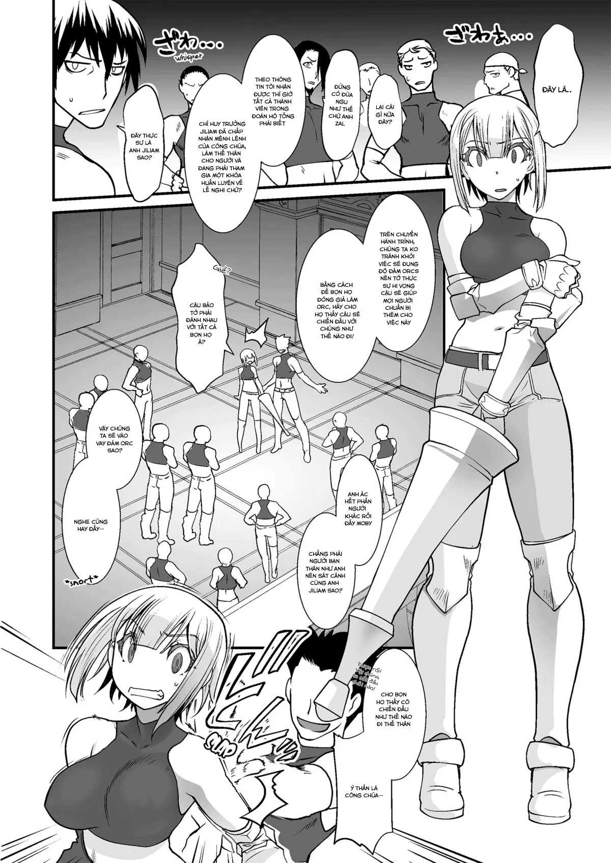 HentaiVN.net - Ảnh 12 - Kishi Danchou Kanrakusu [The Commander's Submission] - Chap 1