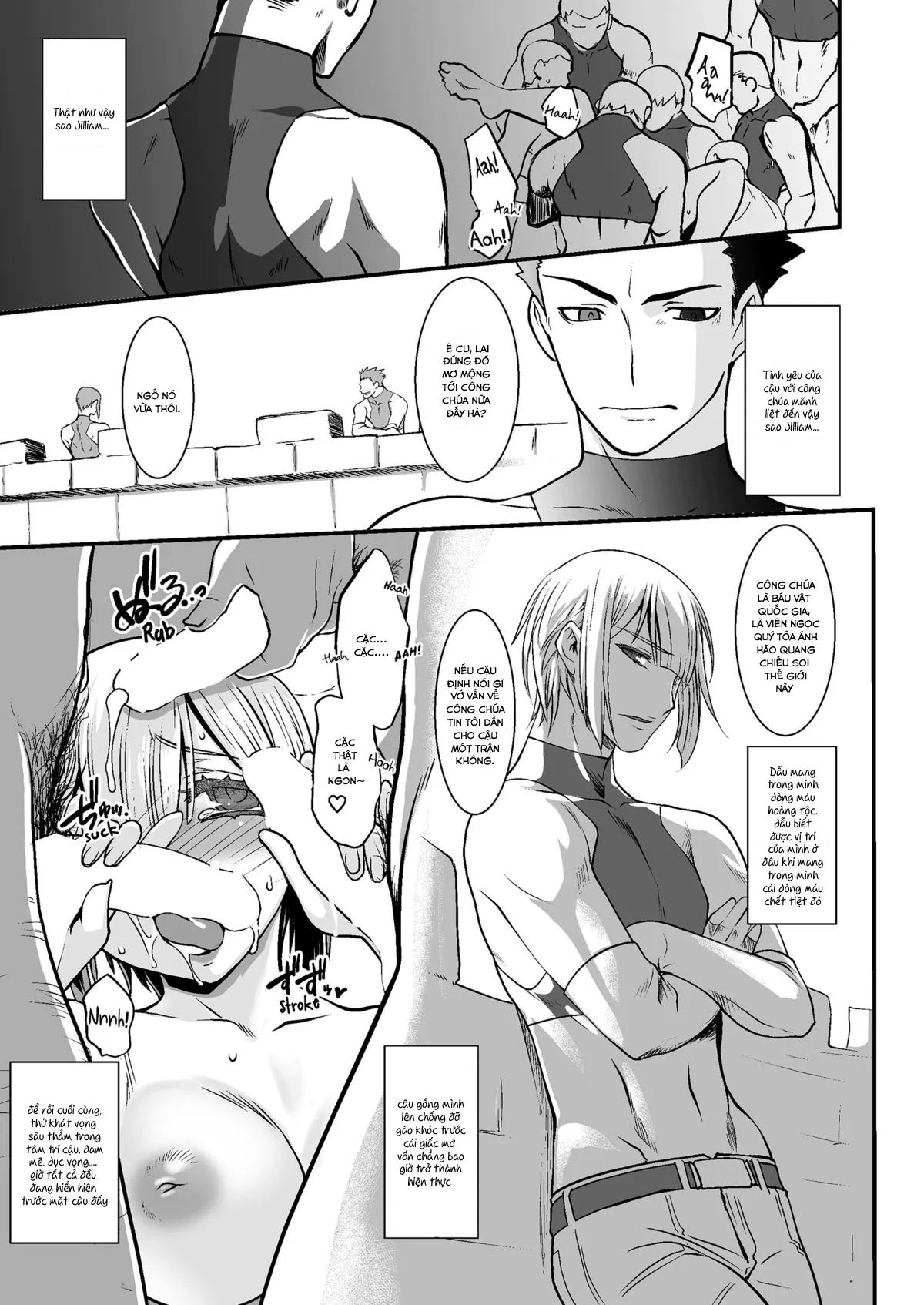 HentaiVN.net - Ảnh 29 - Kishi Danchou Kanrakusu [The Commander's Submission] - Chap 1