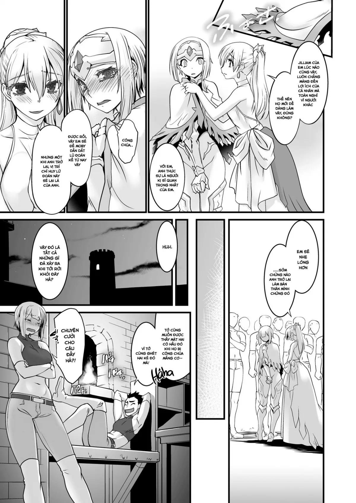 HentaiVN.net - Ảnh 23 - Kishi Danchou Kanrakusu [The Commander's Submission] - Chap 2