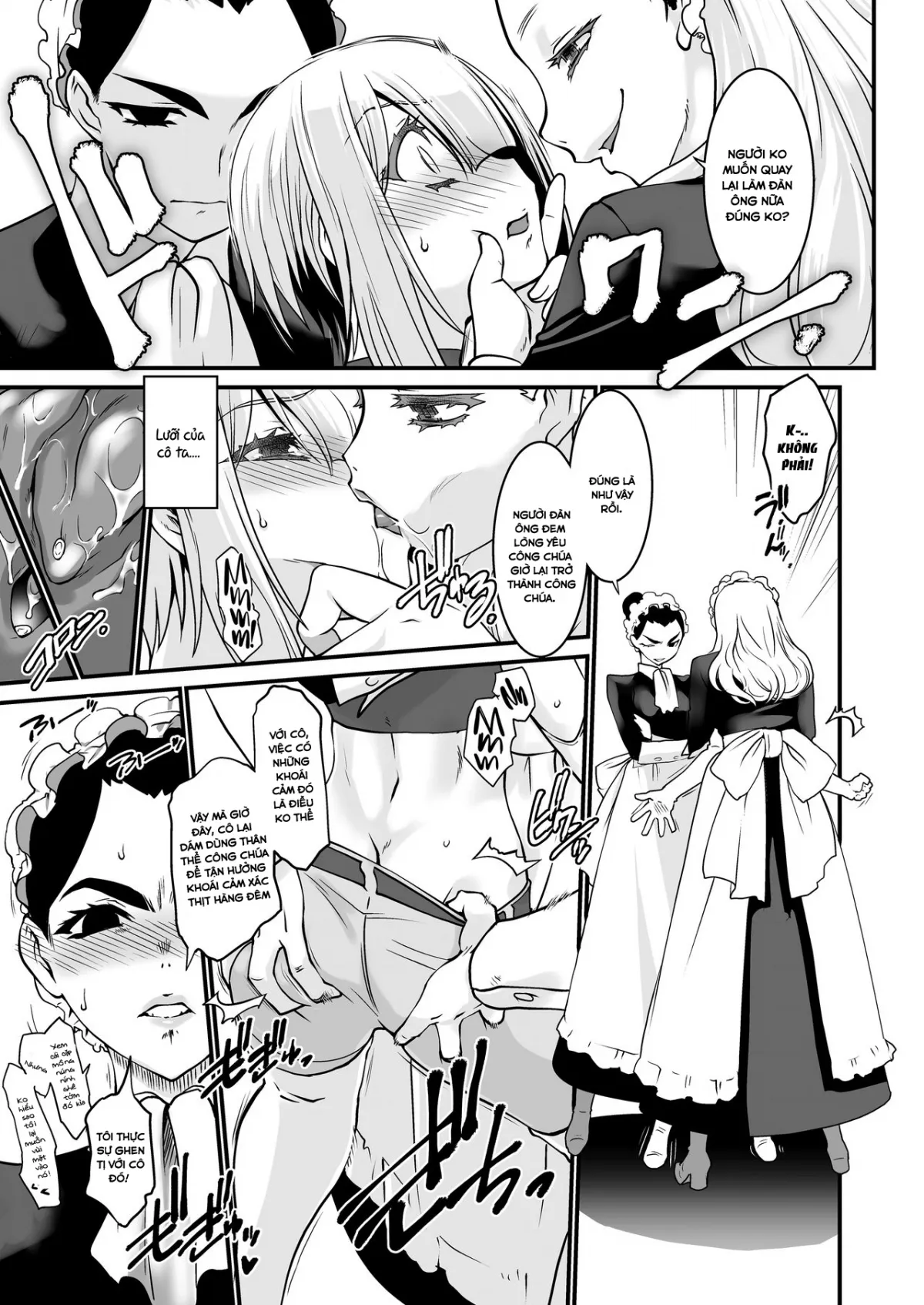 HentaiVN.net - Ảnh 7 - Kishi Danchou Kanrakusu [The Commander's Submission] - Chap 2