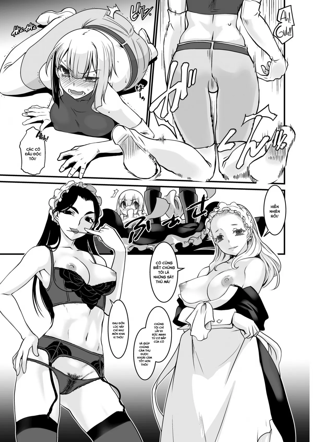 HentaiVN.net - Ảnh 9 - Kishi Danchou Kanrakusu [The Commander's Submission] - Chap 2