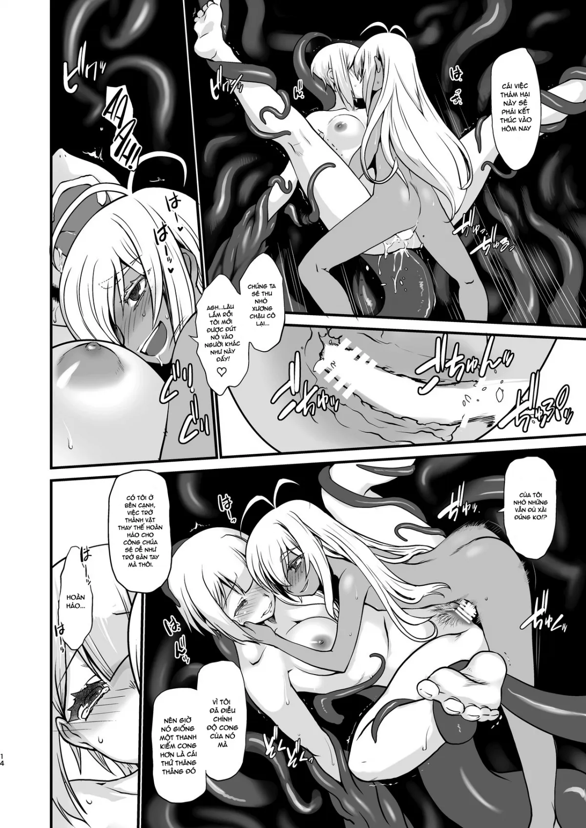 HentaiVN.net - Ảnh 14 - Kishi Danchou Kanrakusu [The Commander's Submission] - Chap 3