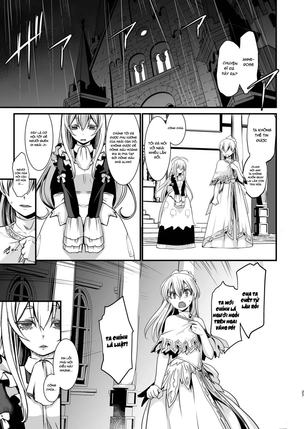 HentaiVN.net - Ảnh 27 - Kishi Danchou Kanrakusu [The Commander's Submission] - Chap 3