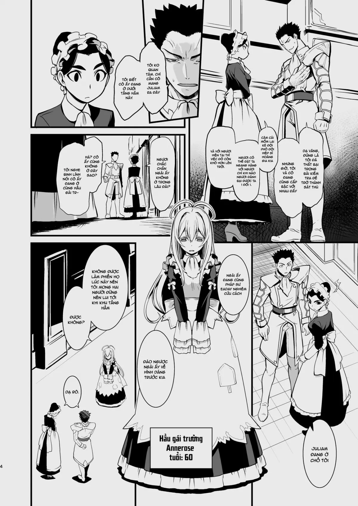 HentaiVN.net - Ảnh 4 - Kishi Danchou Kanrakusu [The Commander's Submission] - Chap 3