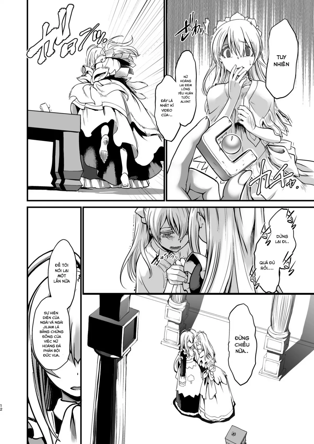 HentaiVN.net - Ảnh 12 - Kishi Danchou Kanrakusu [The Commander's Submission] - Chap 4-End
