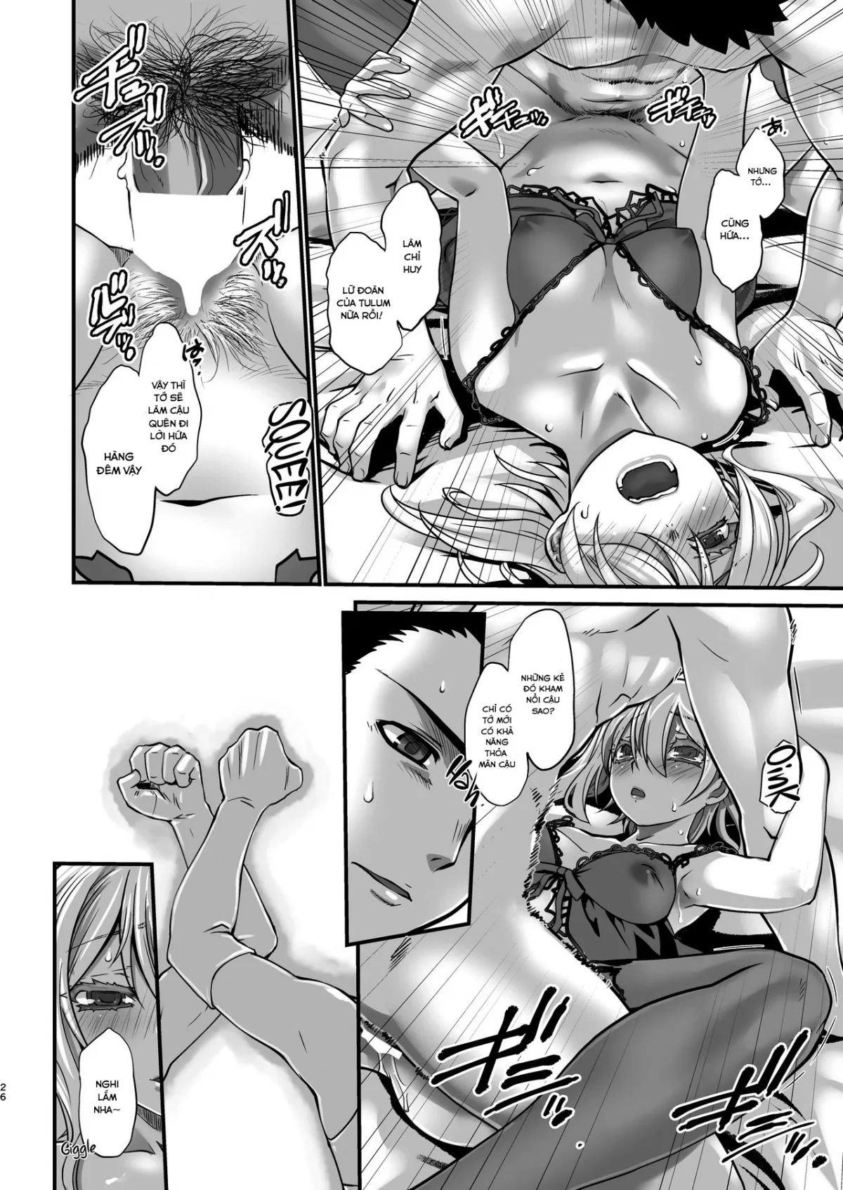 HentaiVN.net - Ảnh 26 - Kishi Danchou Kanrakusu [The Commander's Submission] - Chap 4-End