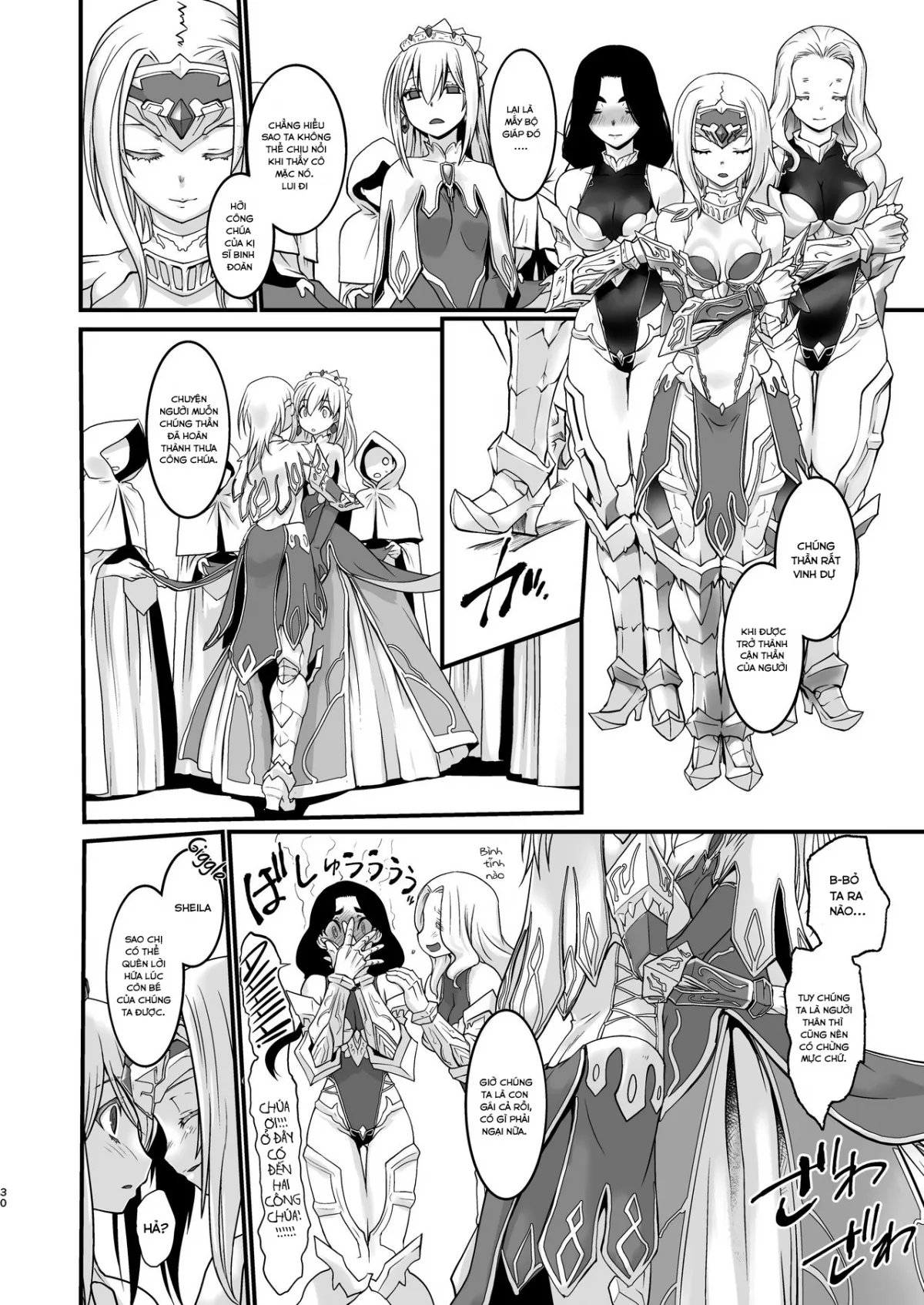 HentaiVN.net - Ảnh 30 - Kishi Danchou Kanrakusu [The Commander's Submission] - Chap 4-End