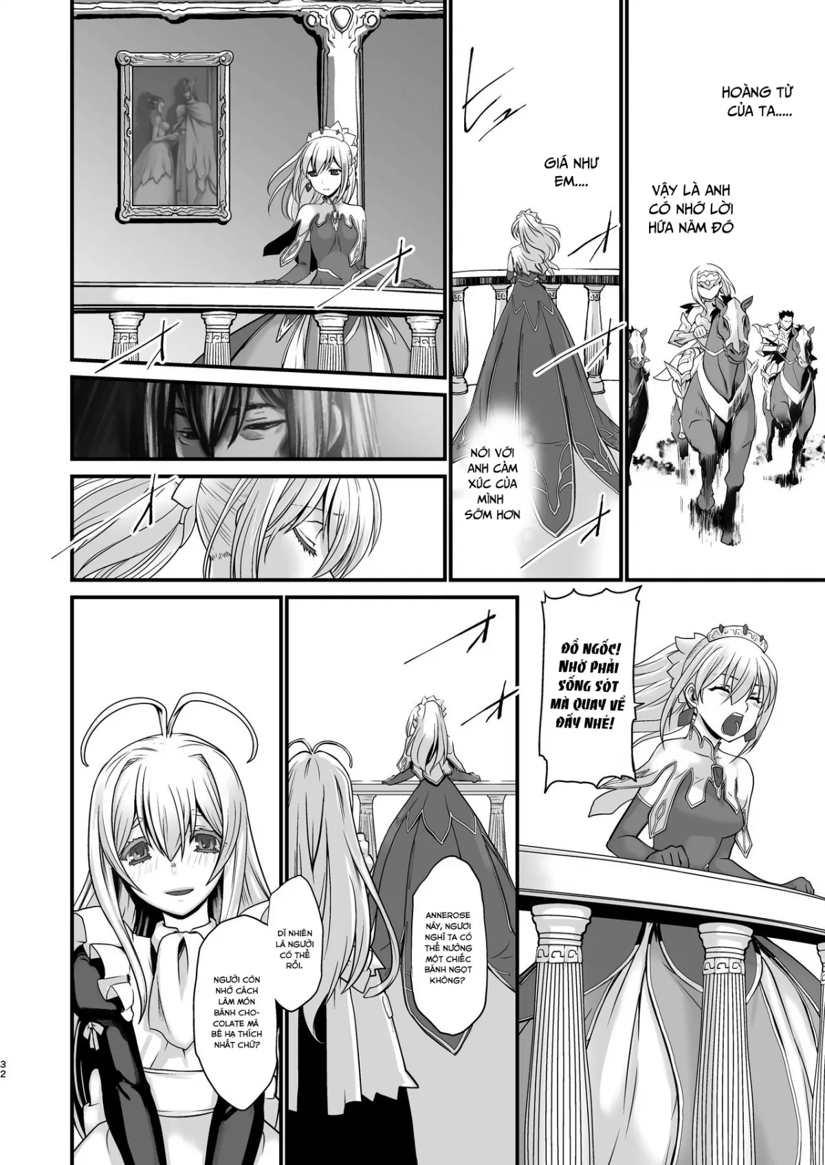 HentaiVN.net - Ảnh 32 - Kishi Danchou Kanrakusu [The Commander's Submission] - Chap 4-End