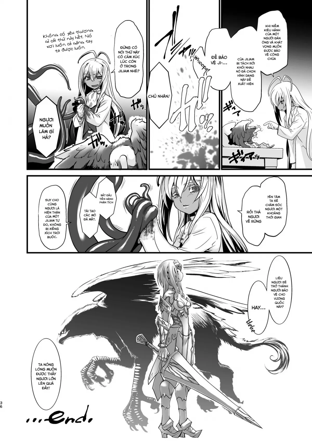 HentaiVN.net - Ảnh 36 - Kishi Danchou Kanrakusu [The Commander's Submission] - Chap 4-End