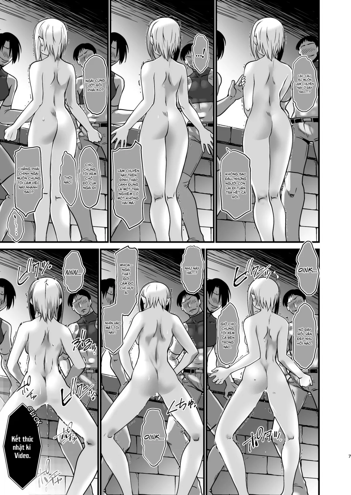HentaiVN.net - Ảnh 7 - Kishi Danchou Kanrakusu [The Commander's Submission] - Chap 4-End