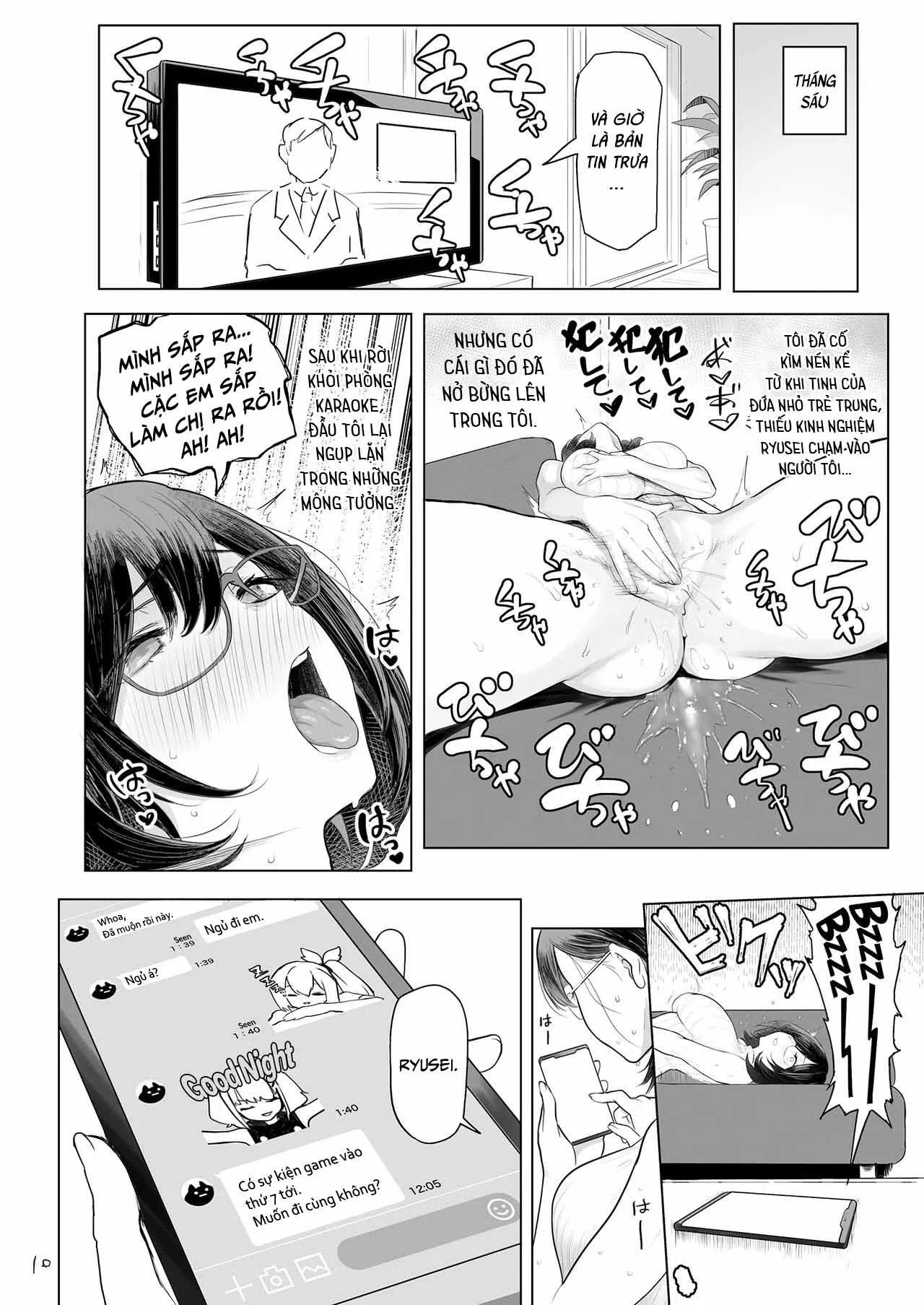 HentaiVN.net - Ảnh 9 - Hitozuma Haramu [Impregnating A Married Woman] - Oneshot