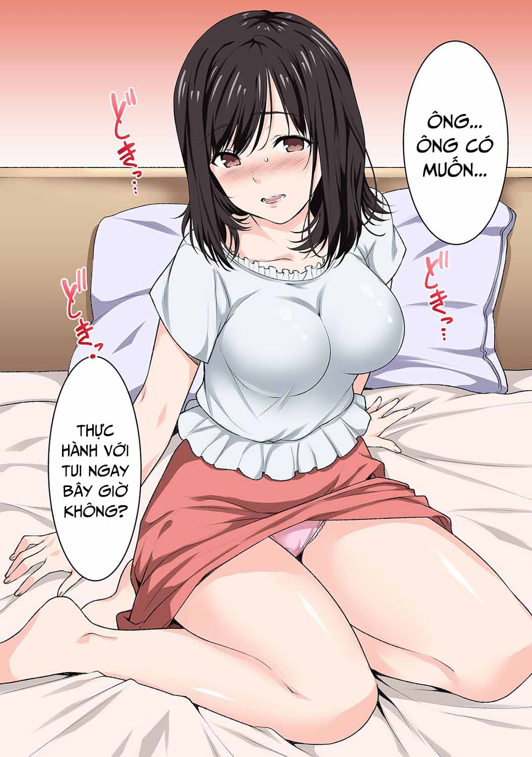 HentaiVN.net - Ảnh 19 - Bài kiểm tra giới tính, nhưng thực ra là ép địt [Sex no Yoshuu Shimasen ka? ~Seikou no Jitsugi Shiken ga Dounyuu Sareta Shakai~; Won't You Practice Having Sexx with Me?~Our Society has Introduced a Sexual Intercourse Practical Skills Exam~] - Oneshot