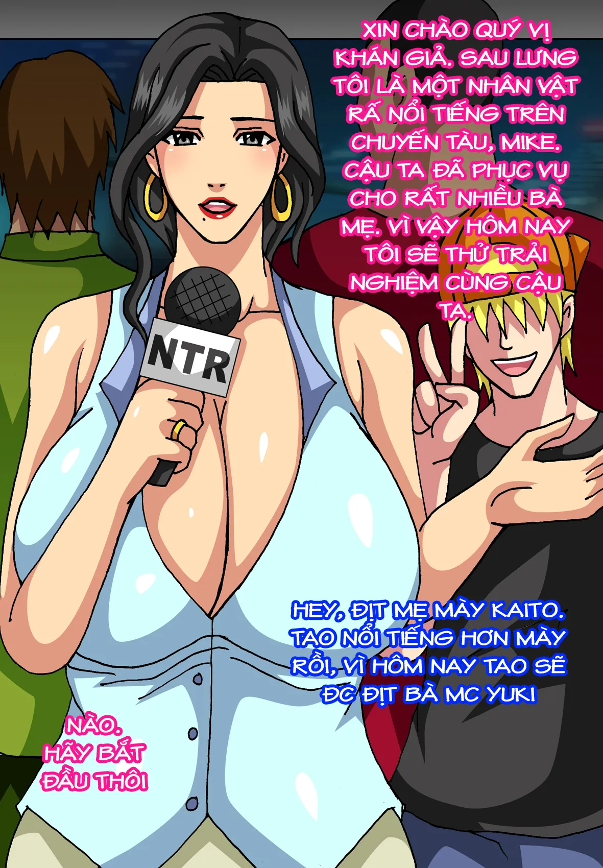 HentaiVN.net - Ảnh 12 - Phóng viên Yuki kênh NTR.Tv [NTR Reporter - Yuki] - Chương 1