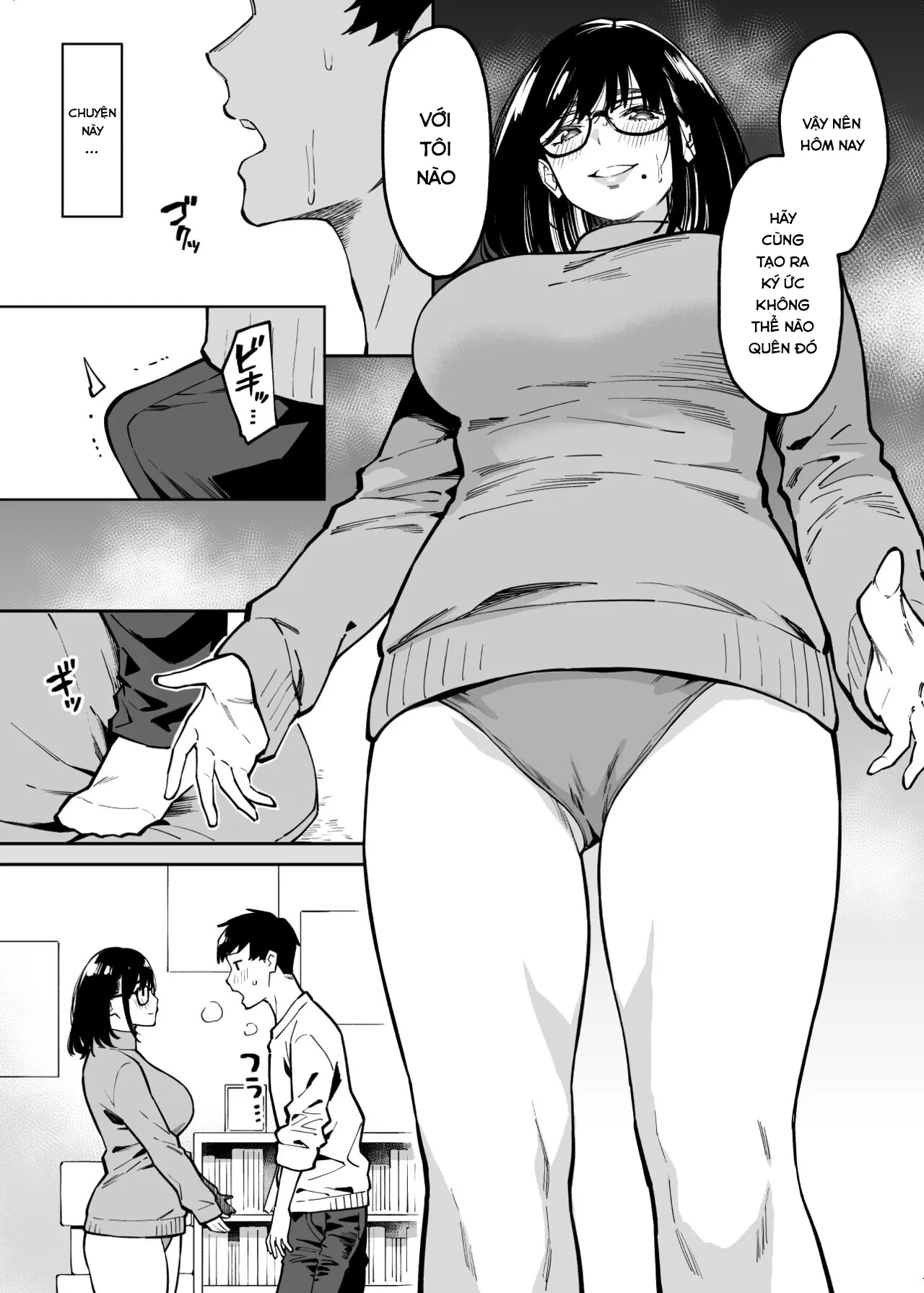 HentaiVN.net - Ảnh 11 - Otonari no Darashina Onee-san ni Nagusamerareru Hanashi - Oneshot