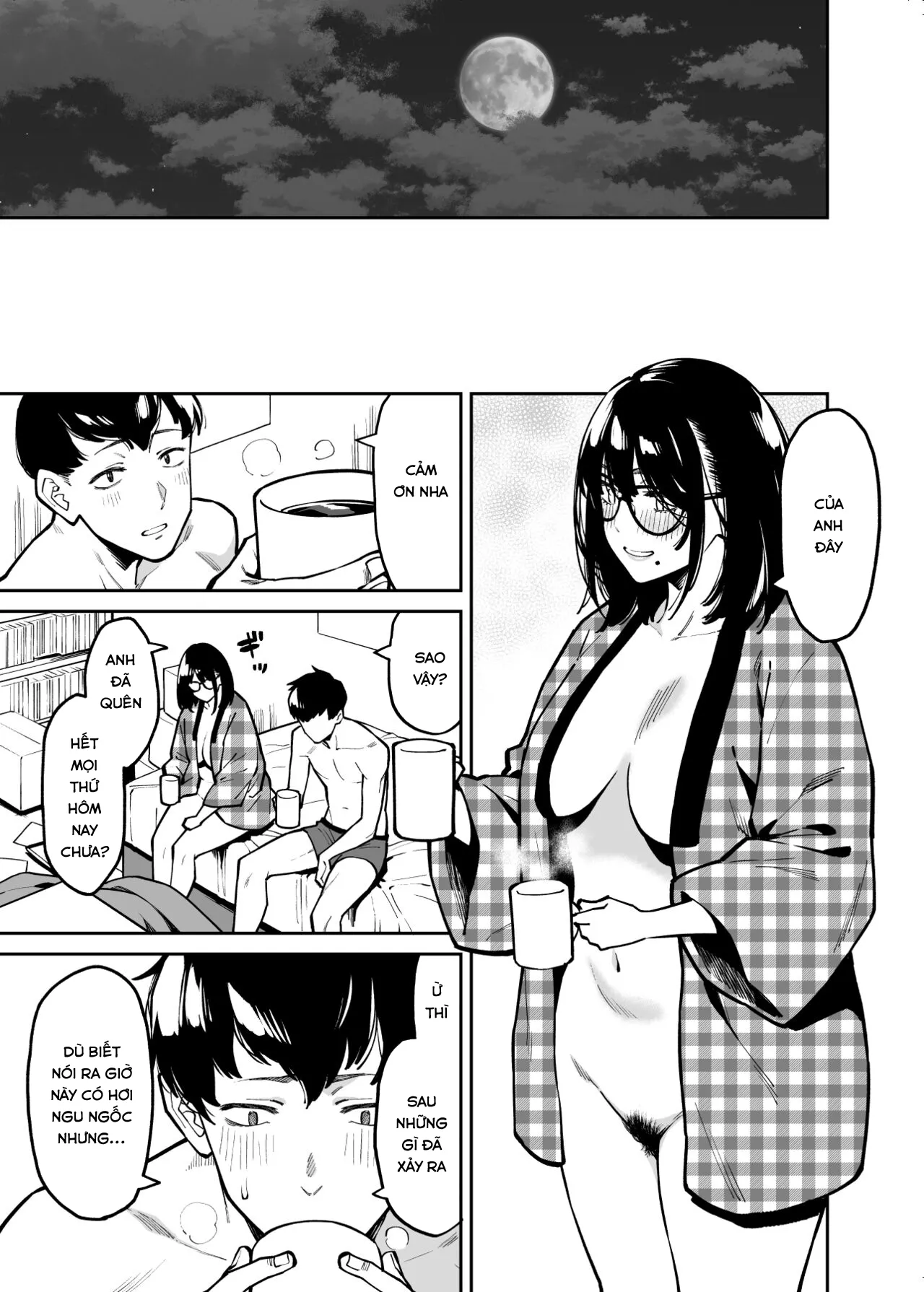 HentaiVN.net - Ảnh 47 - Otonari no Darashina Onee-san ni Nagusamerareru Hanashi - Chap 1