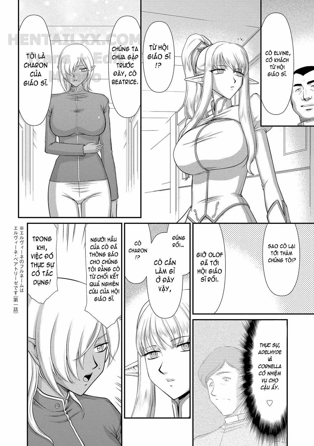 HentaiVN.net - Ảnh 10 - Inraku No Seijo Elvine - Chap 4