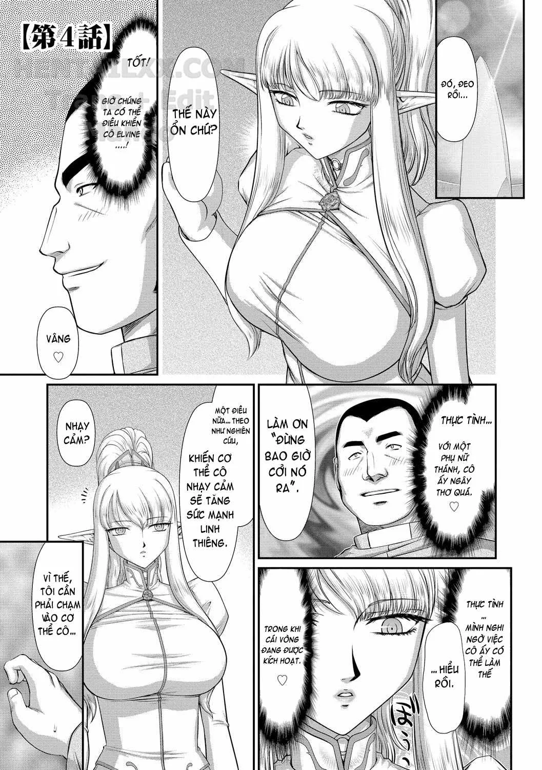 HentaiVN.net - Ảnh 5 - Inraku No Seijo Elvine - Chap 4