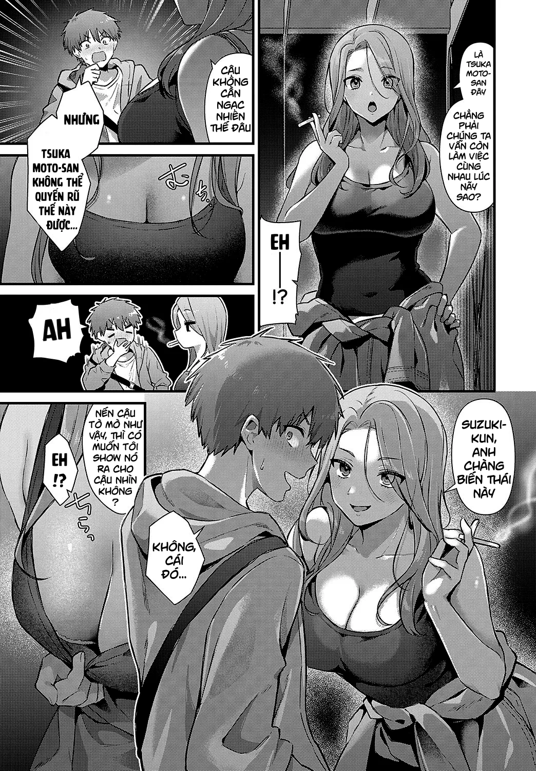 HentaiVN.net - Ảnh 5 - Tsukamoto-san no Yoru no Kao - Oneshot