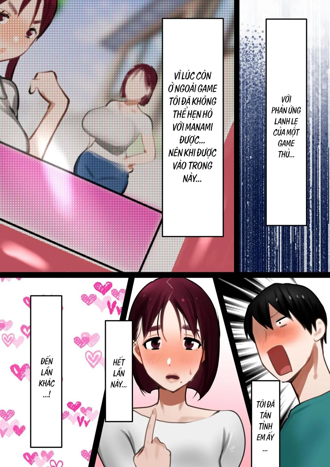HentaiVN.net - Ảnh 9 - Xuyên không vào thế giới game 18+ [Tensei Shitara Galge no Shujinkou ni Natteita node Heroine no Haha o Kouryaku Shimasu; I Reincarnated as an Adult Game Protagonist, so I decided to go for the Heroine's Mother] - Chap 1A - Manami