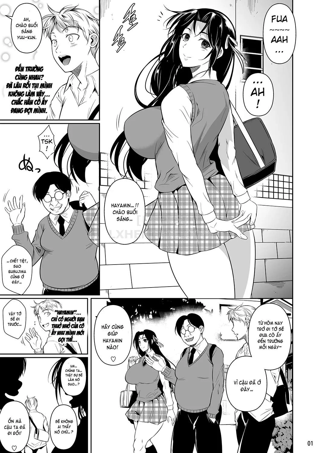 HentaiVN.net - Ảnh 3 - Hayami-San Wa Me Ga Mienai 2 - Chap 2