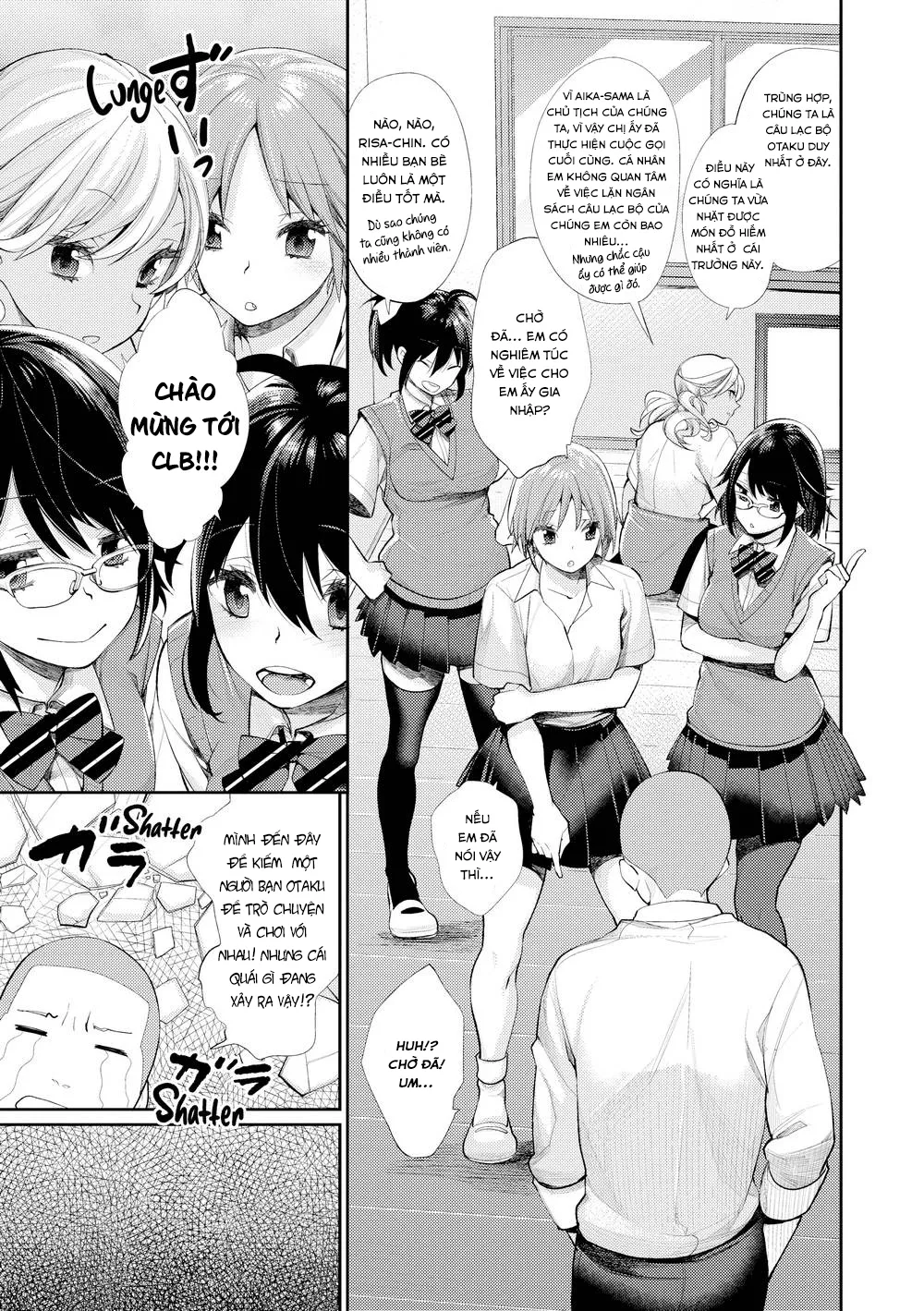 HentaiVN.net - Ảnh 8 - Lạc và CLB của những cô gái Otaku - Chap 1