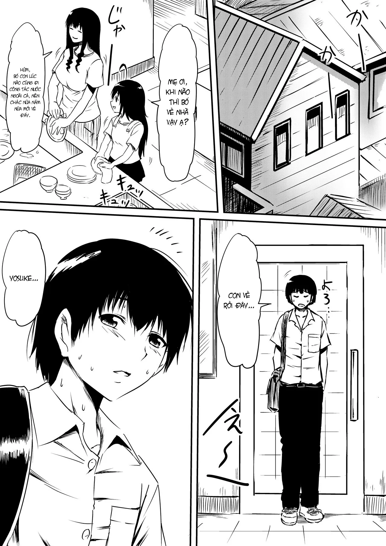 HentaiVN.net - Ảnh 17 - Thiếu niên và con cặc thần thánh mê hoặc chị em [Kami no Chinko o Motsu Shounen ~Chinko ni Yuki Kuruu Haha to Shimai~] - Chap 1