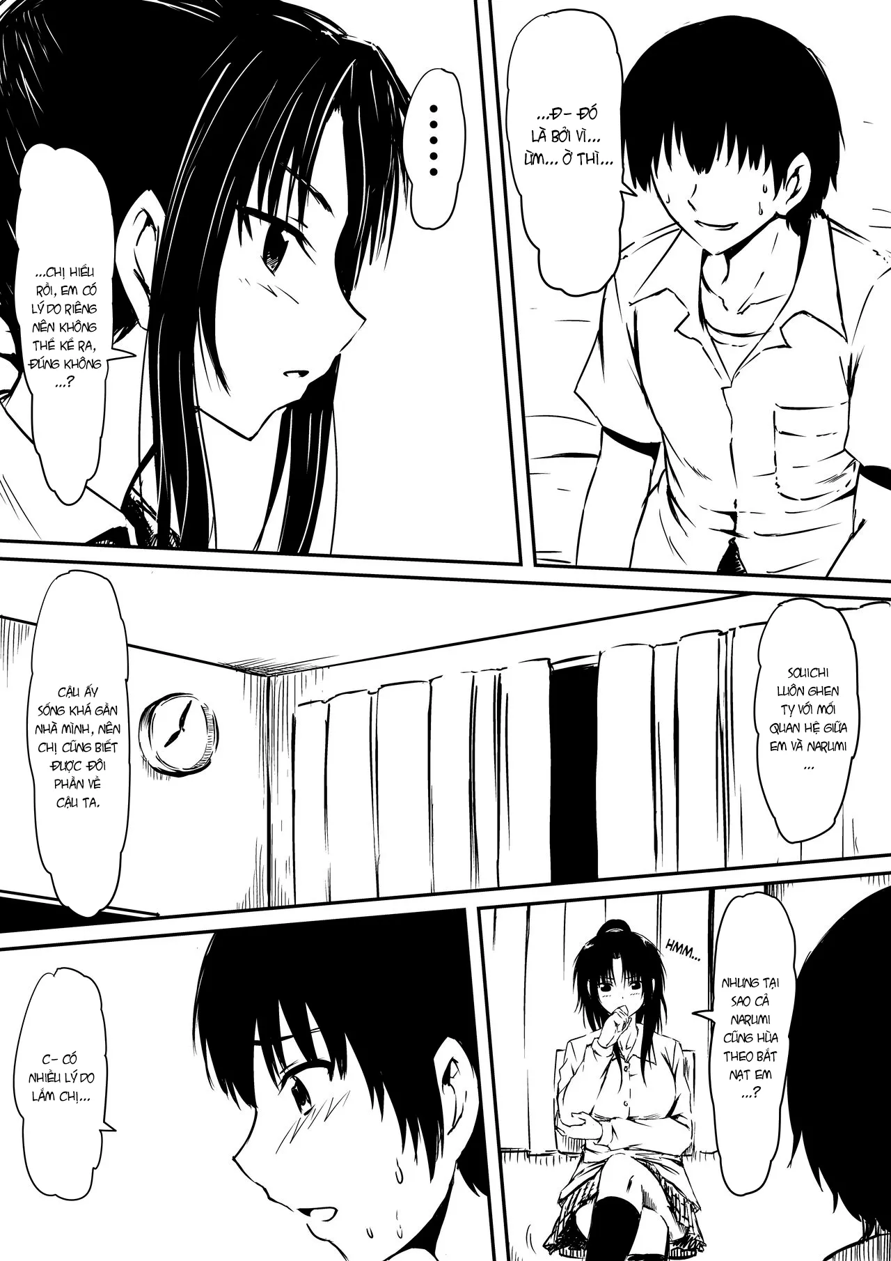 HentaiVN.net - Ảnh 20 - Thiếu niên và con cặc thần thánh mê hoặc chị em [Kami no Chinko o Motsu Shounen ~Chinko ni Yuki Kuruu Haha to Shimai~] - Chap 1