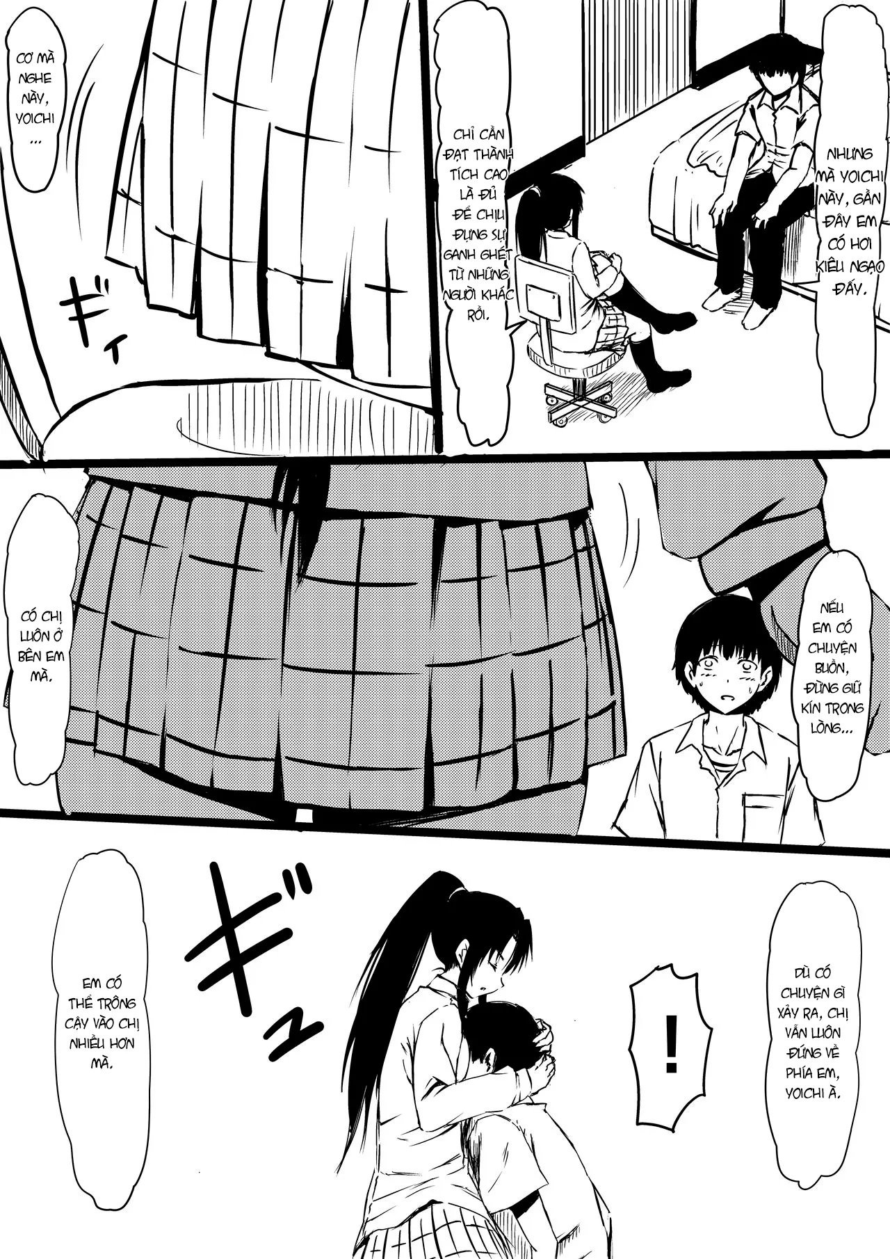 HentaiVN.net - Ảnh 21 - Thiếu niên và con cặc thần thánh mê hoặc chị em [Kami no Chinko o Motsu Shounen ~Chinko ni Yuki Kuruu Haha to Shimai~] - Chap 1