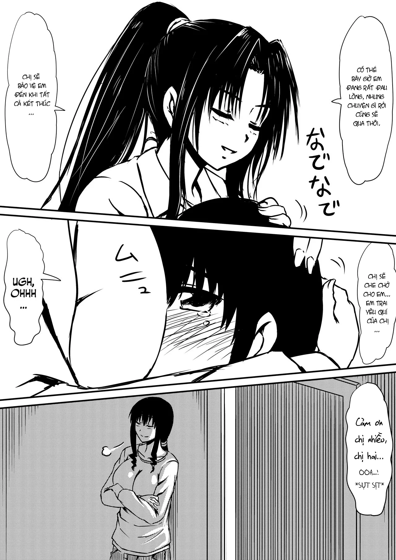 HentaiVN.net - Ảnh 22 - Thiếu niên và con cặc thần thánh mê hoặc chị em [Kami no Chinko o Motsu Shounen ~Chinko ni Yuki Kuruu Haha to Shimai~] - Chap 1