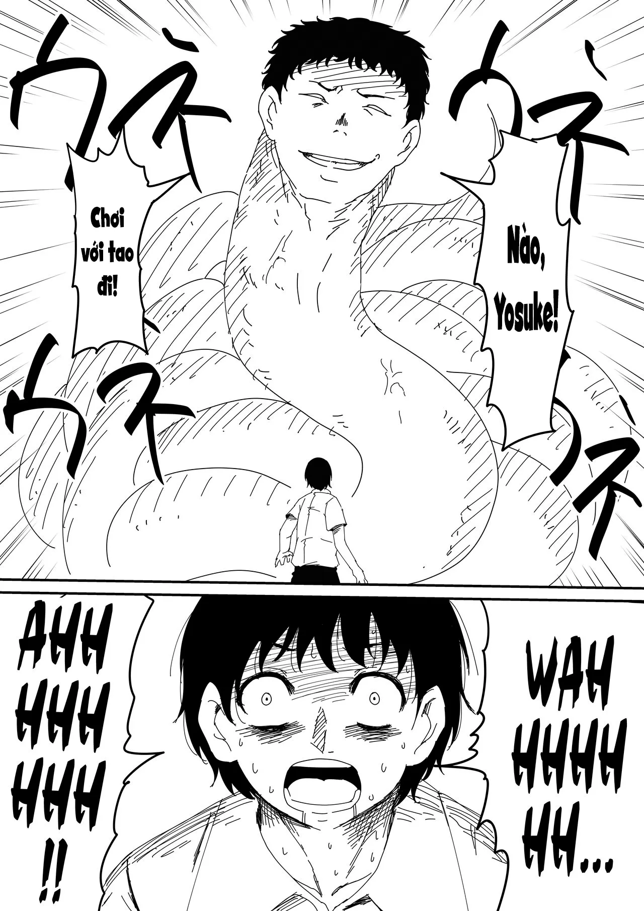 HentaiVN.net - Ảnh 4 - Thiếu niên và con cặc thần thánh mê hoặc chị em [Kami no Chinko o Motsu Shounen ~Chinko ni Yuki Kuruu Haha to Shimai~] - Chap 1