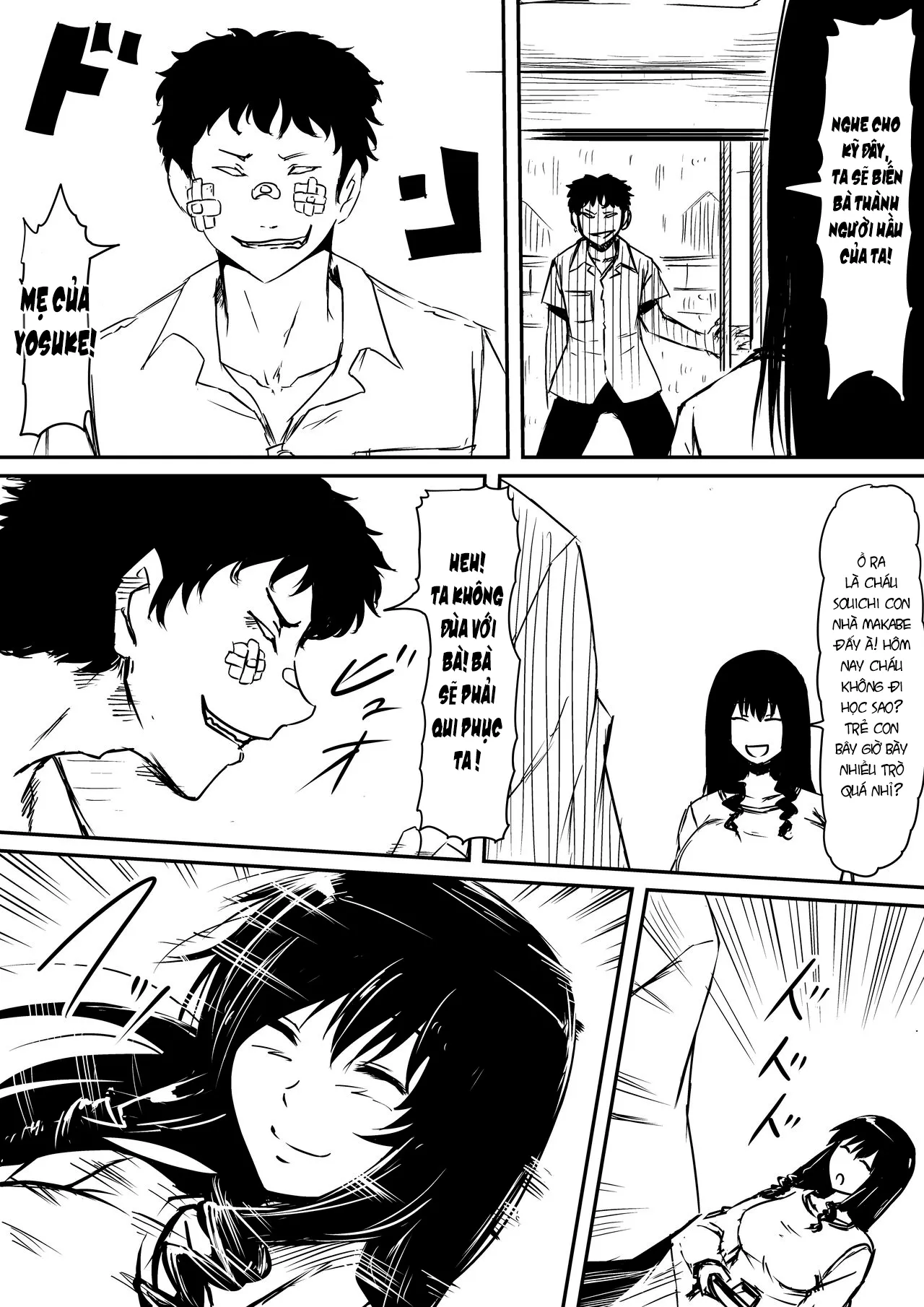 HentaiVN.net - Ảnh 42 - Thiếu niên và con cặc thần thánh mê hoặc chị em [Kami no Chinko o Motsu Shounen ~Chinko ni Yuki Kuruu Haha to Shimai~] - Chap 1