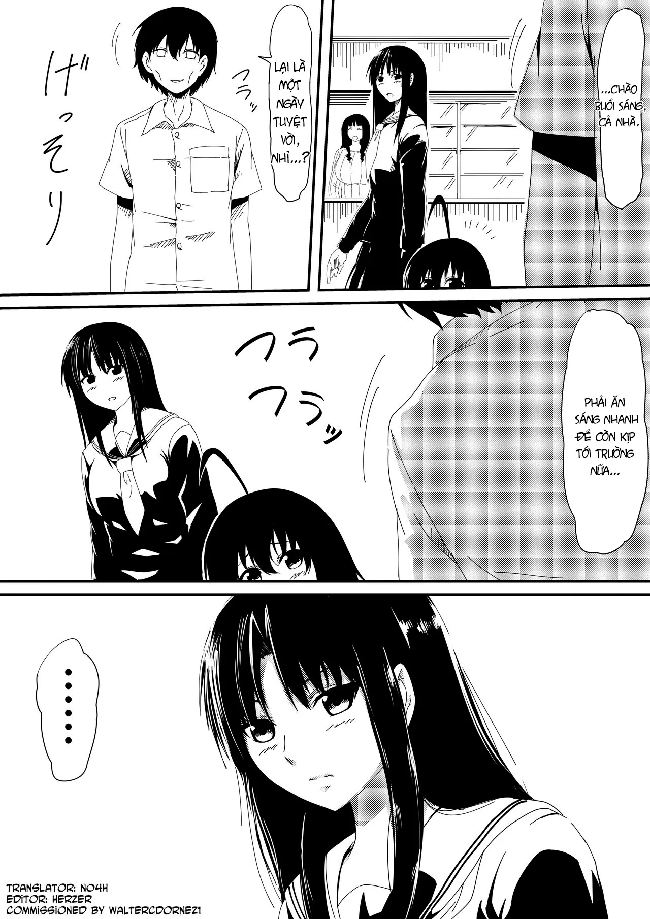 HentaiVN.net - Ảnh 6 - Thiếu niên và con cặc thần thánh mê hoặc chị em [Kami no Chinko o Motsu Shounen ~Chinko ni Yuki Kuruu Haha to Shimai~] - Chap 1
