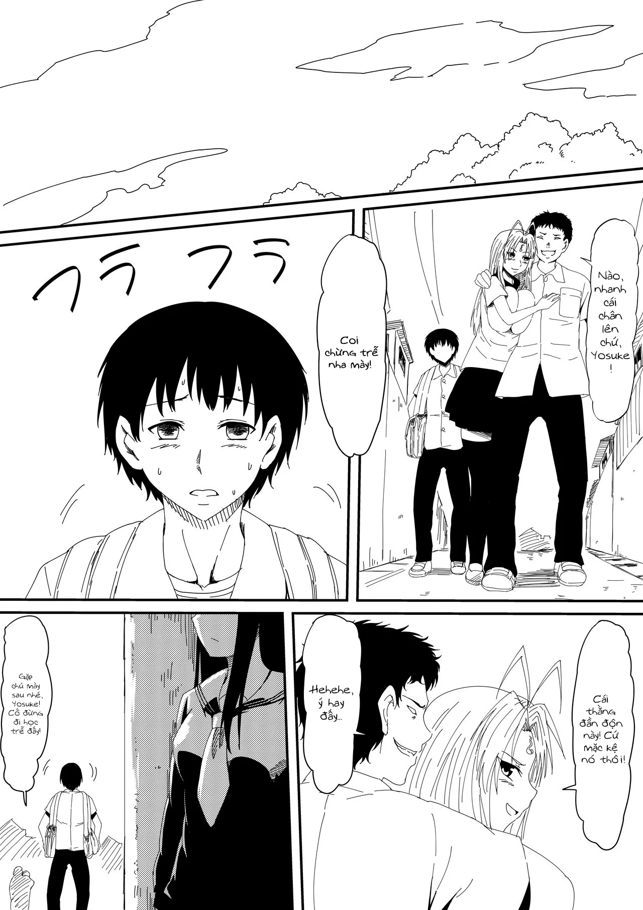 HentaiVN.net - Ảnh 7 - Thiếu niên và con cặc thần thánh mê hoặc chị em [Kami no Chinko o Motsu Shounen ~Chinko ni Yuki Kuruu Haha to Shimai~] - Chap 1