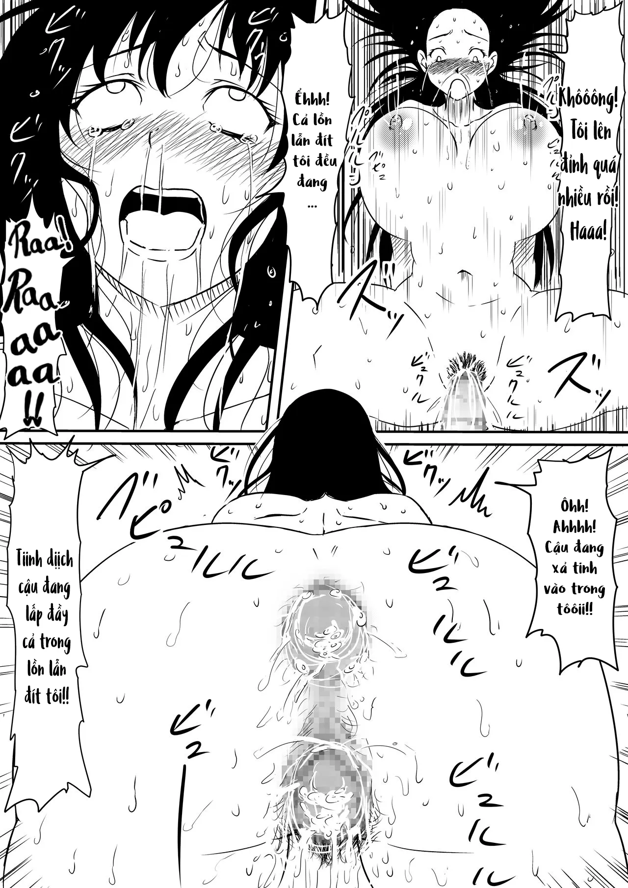 HentaiVN.net - Ảnh 28 - Thiếu niên và con cặc thần thánh mê hoặc chị em [Kami no Chinko o Motsu Shounen ~Chinko ni Yuki Kuruu Haha to Shimai~] - Chap 2