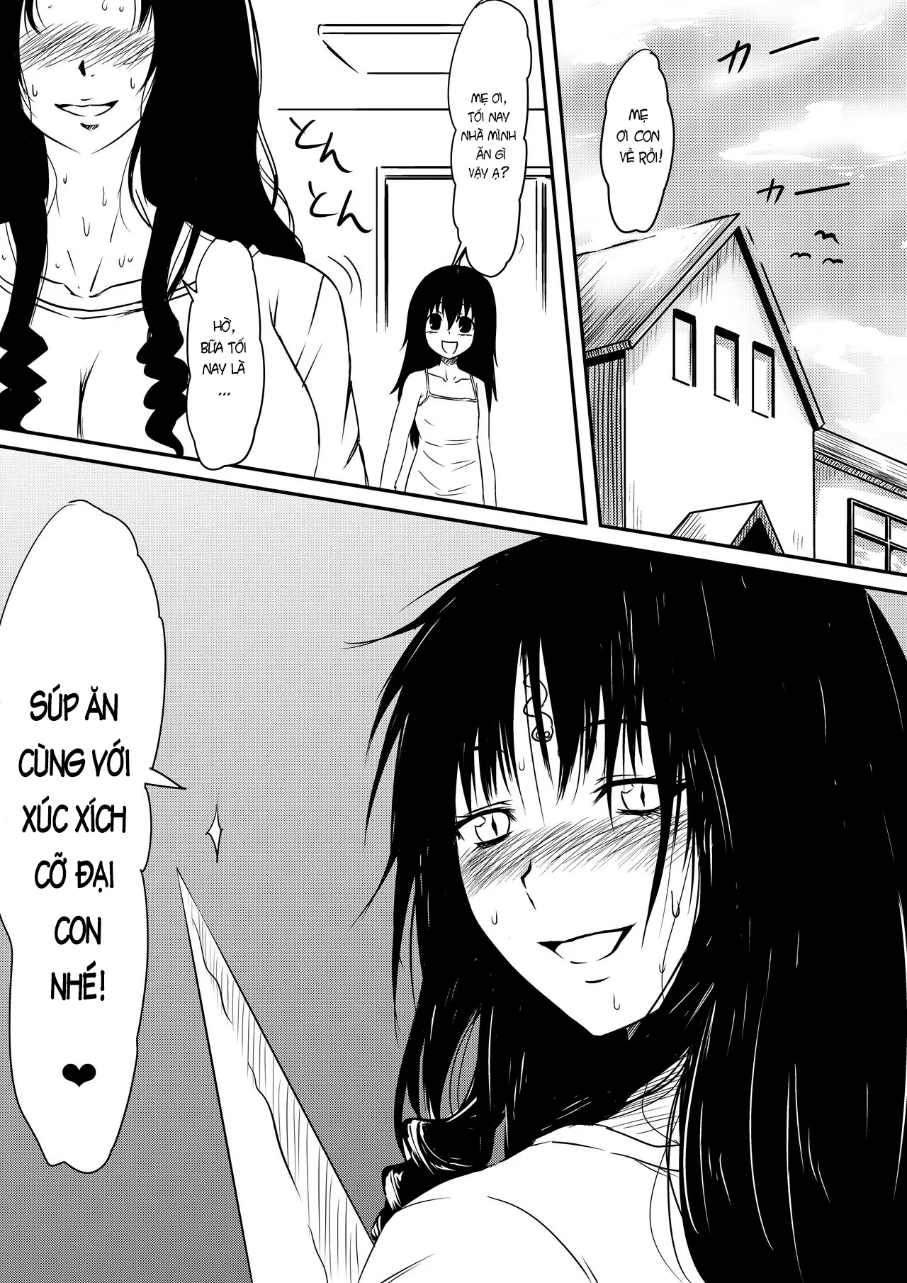 HentaiVN.net - Ảnh 30 - Thiếu niên và con cặc thần thánh mê hoặc chị em [Kami no Chinko o Motsu Shounen ~Chinko ni Yuki Kuruu Haha to Shimai~] - Chap 2