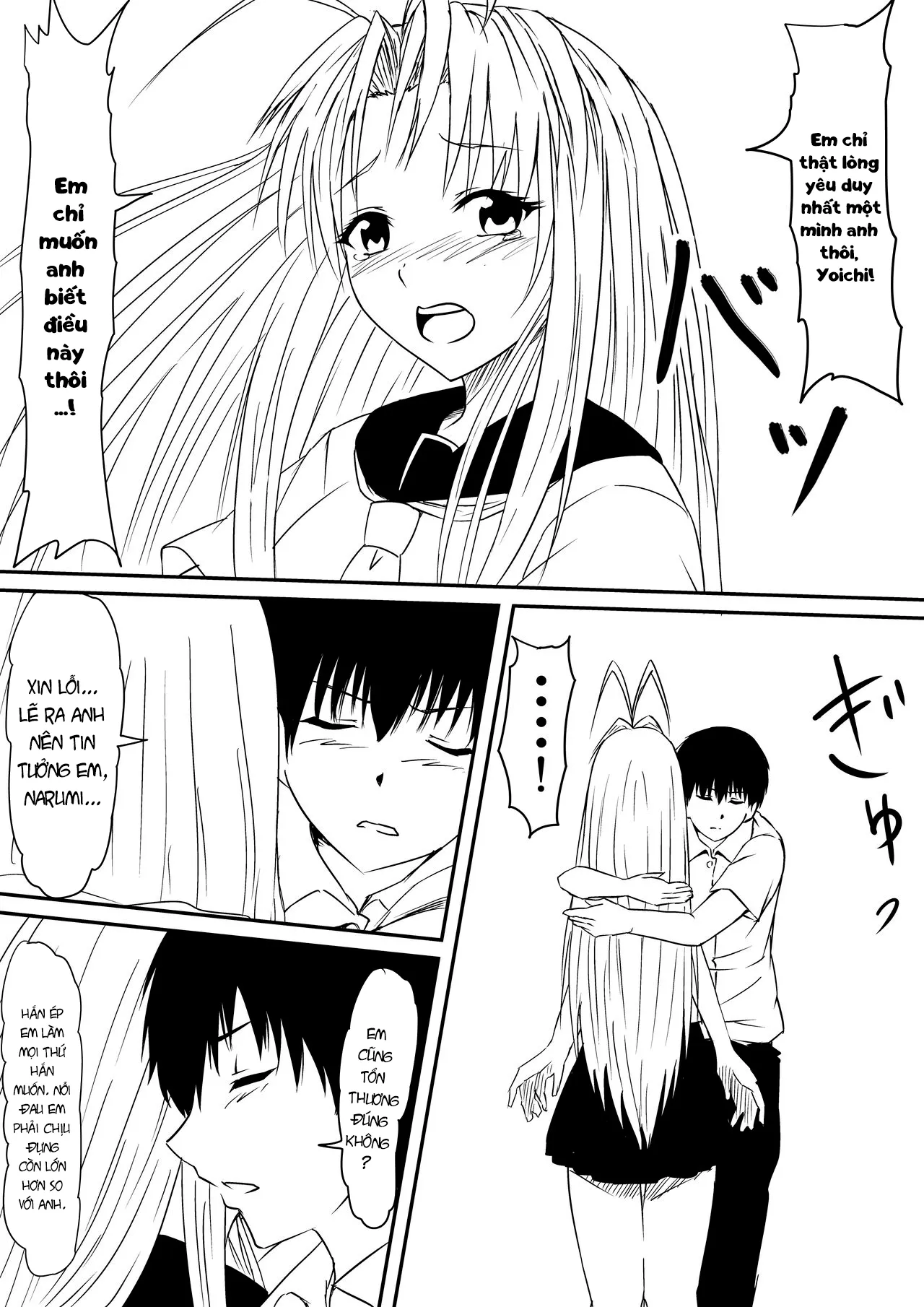 HentaiVN.net - Ảnh 14 - Thiếu niên và con cặc thần thánh mê hoặc chị em [Kami no Chinko o Motsu Shounen ~Chinko ni Yuki Kuruu Haha to Shimai~] - Chap 3 - hết phần 2