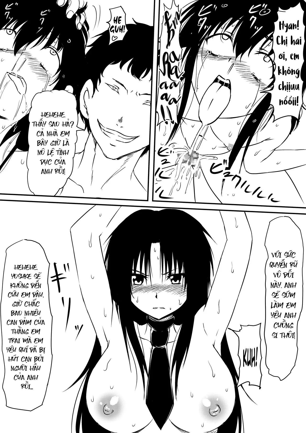 HentaiVN.net - Ảnh 23 - Thiếu niên và con cặc thần thánh mê hoặc chị em [Kami no Chinko o Motsu Shounen ~Chinko ni Yuki Kuruu Haha to Shimai~] - Chap 3 - hết phần 2