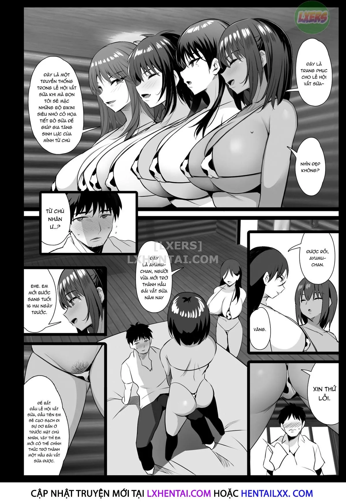 HentaiVN.net - Ảnh 23 - Milking Village [Sakunyuu Mura] - Oneshot